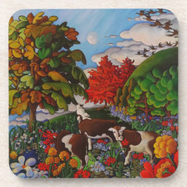 Weideprozess-Untersetzer-Set 6 Untersetzer