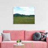 Weideschaf Leinwanddruck (Insitu (Wohnzimmer))