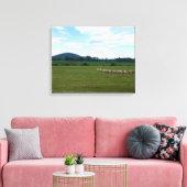 Weideschaf Leinwanddruck (Insitu (Wohnzimmer))