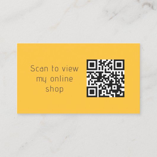 Weideschaf QR Code Knittern Visitenkarten Visitenkarte (Rückseite)