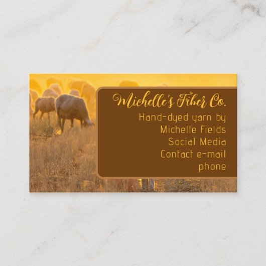 Weideschaf QR Code Knittern Visitenkarten Visitenkarte (Vorderseite)