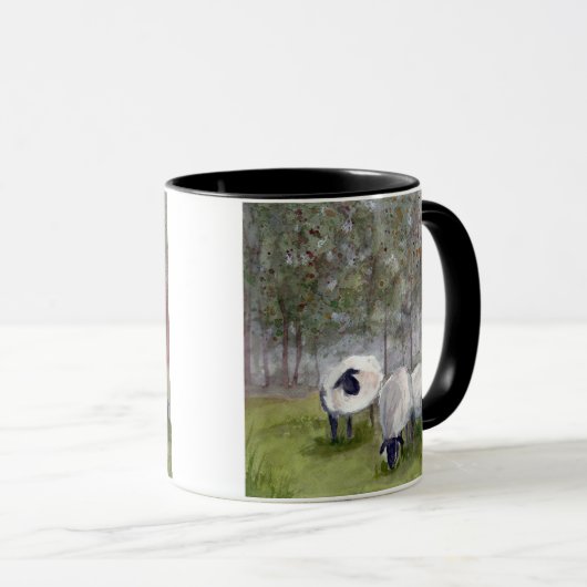 Weideschaf Tasse (VorderseiteRechts)