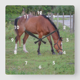 Weidetier Runde Wanduhr