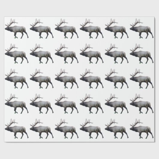 WeideWapitielche Geschenkpapier (Flach)