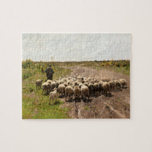 Weidewechsel 1887 von Anton Mauve Puzzle