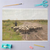 Weidewechsel 1887 von Anton Mauve Seidenpapier (Basteln)