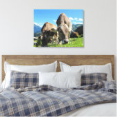 Weidewirtschaft in Österreich Leinwanddruck (Insitu (Schlafzimmer))