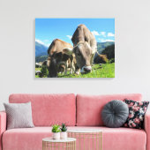 Weidewirtschaft in Österreich Leinwanddruck (Insitu (Wohnzimmer))