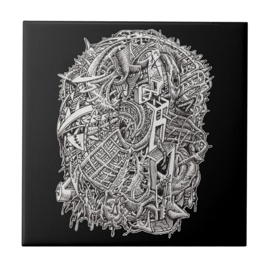 Weidhead von Brian Benson Fliese (Vorderseite)