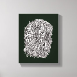 Weidhead von Brian Benson Leinwanddruck