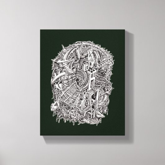 Weidhead von Brian Benson Leinwanddruck (Vorderseite)