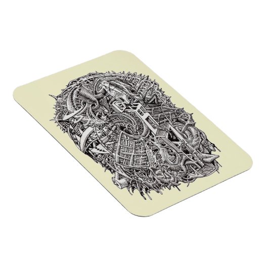 Weidhead von Brian Benson Magnet (Rechte Seite)