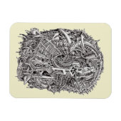 Weidhead von Brian Benson Magnet (Horizontal)