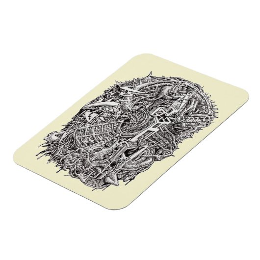 Weidhead von Brian Benson Magnet (Linke Seite)