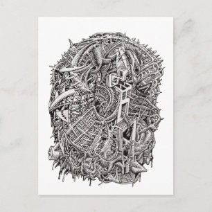 Weidhead von Brian Benson Postkarte