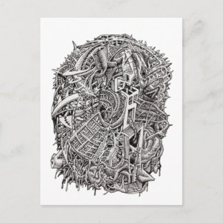 Weidhead von Brian Benson Postkarte
