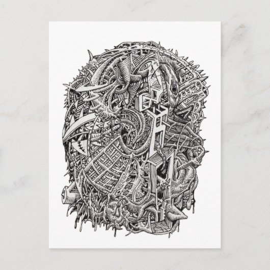 Weidhead von Brian Benson Postkarte (Vorderseite)
