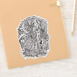 Weidhead von Brian Benson Vinyl Sticker