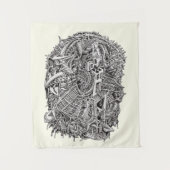 Weidhead von Brian Benson Wandteppich (Vorderseite)