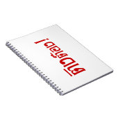 Weido! Her Ting Tong in Thai Language Script Notizblock (Rechte Seite)