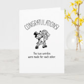 Weido-Hochzeitkarte Karte (Gelbe Blume)