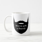 Weido mit einer Beardo-Tasse, Funny Mug, Bart-Tass Kaffeetasse (Links)