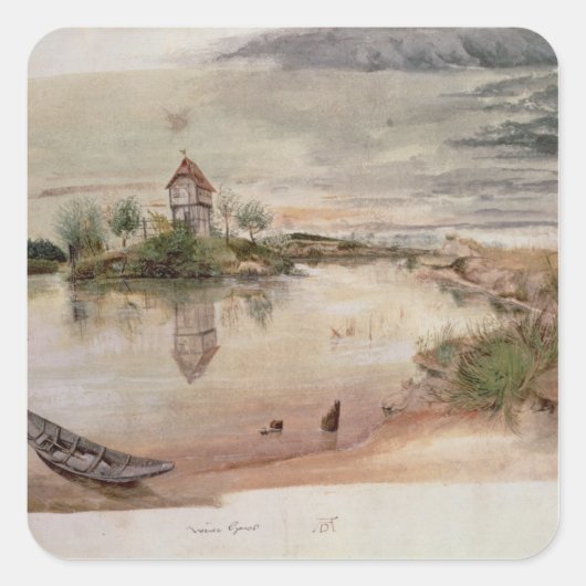 Weierhaus Quadratischer Aufkleber (Vorderseite)