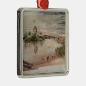 Weierhaus Silbernes Ornament (Rechts)