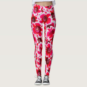 Weigela Florida Flower Leggings