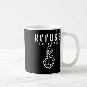 Weigerung, Depressionen zu unterdrücken, Bewusstse Kaffeetasse