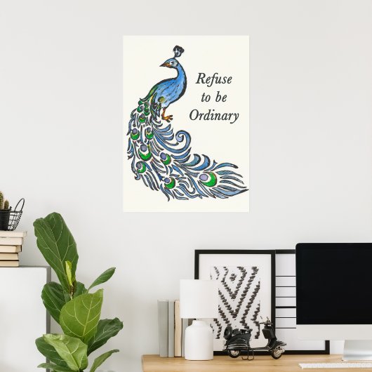 Weigerung, normal zu sein poster (Heimbüro)