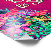 "Weigerung zu sinken" Inspirivity Foto Print (Ecke)