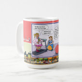 Weight and See | Dry Logic Humor Classic Kaffeetasse (Vorderseite Links)