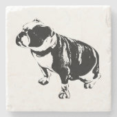 Weight in Stillness Steinuntersetzer (Vorderseite)