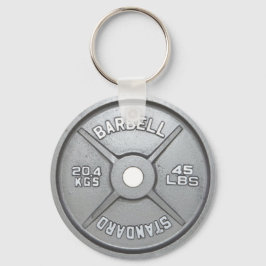 Weight Plate Keychain 20KG 45LB Schlüsselanhänger
