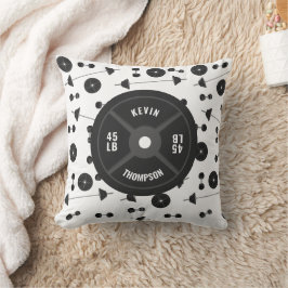 Weight Training Fitness Dumbbell Bodybuilding Name Kissen