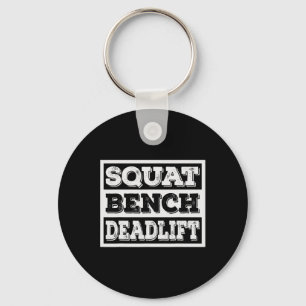 Weightfting Squat Bench Deadlift Workout Gym Wei Schlüsselanhänger