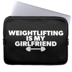 Weightheben ist meine Freundin - Funny Workout Laptopschutzhülle