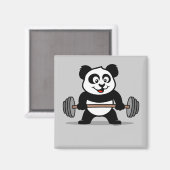 Weightheben Panda Magnet (Vorderseite/Rückseite)
