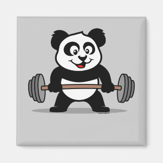 Weightheben Panda Magnet