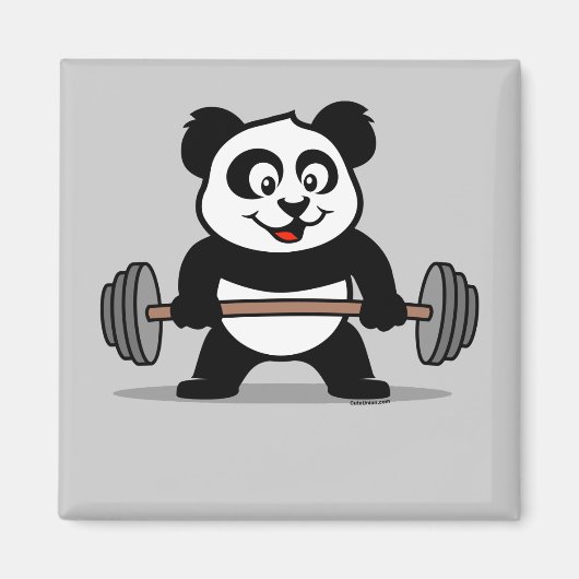 Weightheben Panda Magnet (Vorne)