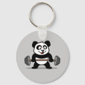 Weightheben Panda Schlüsselanhänger (Vorderseite)