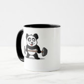 Weightheben Panda Tasse (Vorderseite Links)