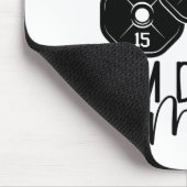 Weightheben Pun Shhh ich mache Mathe Workout Weig Mousepad (Ecke)