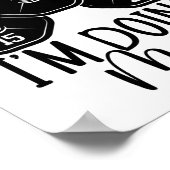 Weightheben Pun Shhh ich mache Mathe Workout Weig Poster (Ecke)