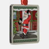 Weighthieben Santa Premium Square Ornament (Rechts)