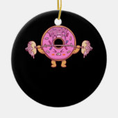 Weightlifing Barbell Funny Workout Gym Weightlifte Keramik Ornament (Vorne)