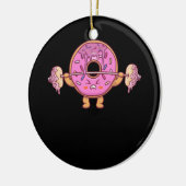 Weightlifing Barbell Funny Workout Gym Weightlifte Keramik Ornament (Links)