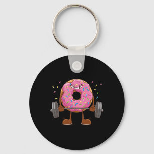 Weightlifing - Funny Fitness Workout Gym Donut Lov Schlüsselanhänger