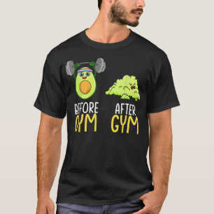 Weightlift Avocado Guacamole Funny Gym Workout T-Shirt